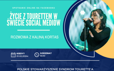Życie z Tourettem w świecie social mediów. Nagranie rozmowy z Kaliną Kortas.
